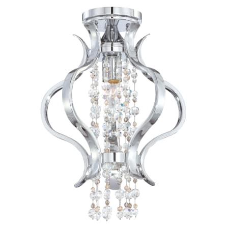 A large image of the Crystorama Lighting Group 1570-C Chrome / Hand Cut