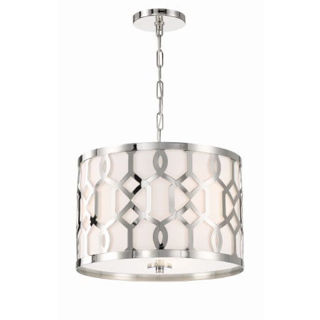 A large image of the Crystorama Lighting Group 2265 Polished Nickel