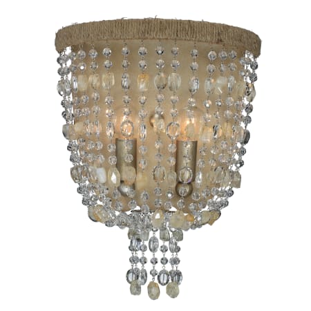 A large image of the Crystorama Lighting Group 262 Burnished Silver