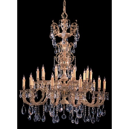 A large image of the Crystorama Lighting Group 2715-CL-MWP Olde Brass