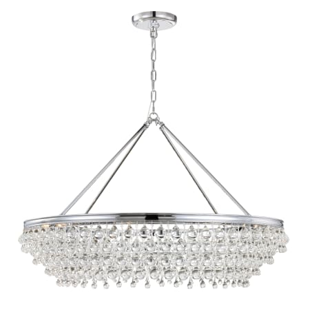 Crystorama Lighting Group 278 Ch Polished Chrome Calypso 8 Light 40 Crystorama Lighting Group 278