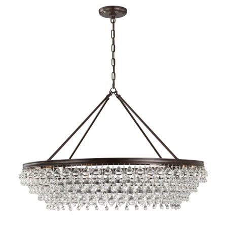 Crystorama Lighting Group 278 Vz Vibrant Bronze Calypso 8 Light 40 Crystorama Lighting Group 278