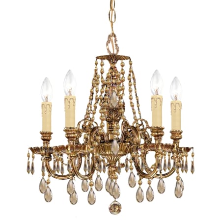 A large image of the Crystorama Lighting Group 2805-GTS Olde Brass