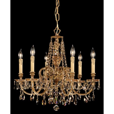 A large image of the Crystorama Lighting Group 2806-GT-MWP Olde Brass
