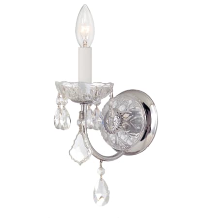 A large image of the Crystorama Lighting Group 3221-CL-SAQ Polished Chrome