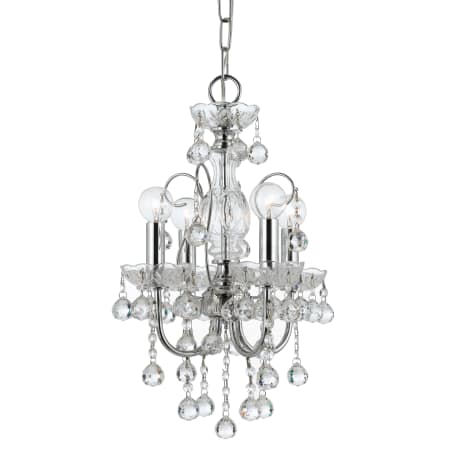 A large image of the Crystorama Lighting Group 3324-CL-MWP Polished Chrome