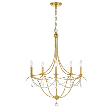 A large image of the Crystorama Lighting Group 425 Antique Gold
