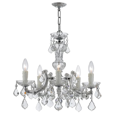 A large image of the Crystorama Lighting Group 4376-CL-MWP Polished Chrome