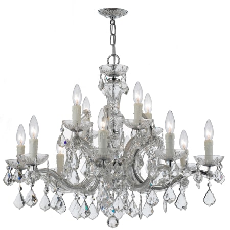A large image of the Crystorama Lighting Group 4379-CL-MWP Polished Chrome