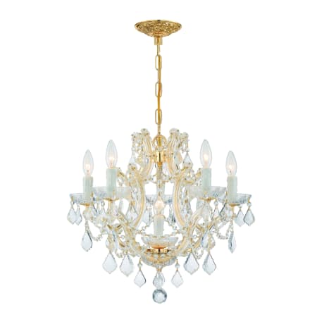 A large image of the Crystorama Lighting Group 4405-CL-I Gold