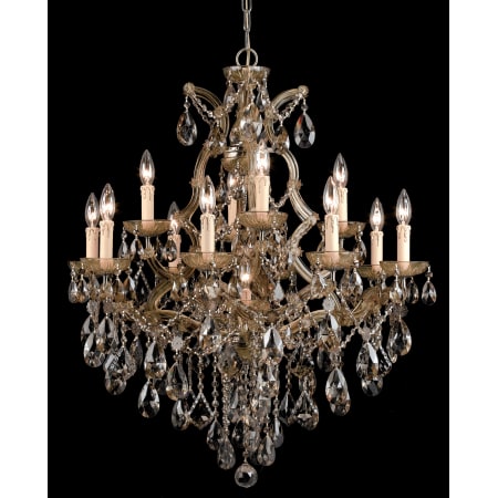 A large image of the Crystorama Lighting Group 4413-GTS Antique Brass