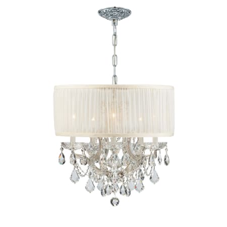 A large image of the Crystorama Lighting Group 4415-SAW-CLQ Polished Chrome