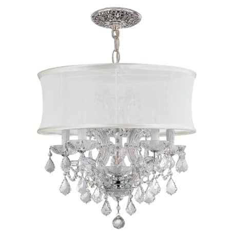 Crystorama Lighting Group 4415 Gd Smw Clm Gold Bwood 6 Light 20 Crystorama Lighting Group 4415 Smw Clm