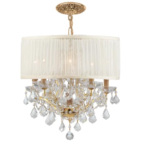 A large image of the Crystorama Lighting Group 4415-SAW-CLS Gold