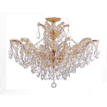 A large image of the Crystorama Lighting Group 4439-CL-MWP_CEILING Gold