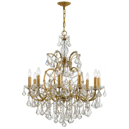 A large image of the Crystorama Lighting Group 4458-CL-S Antique Gold