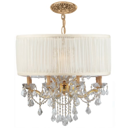 A large image of the Crystorama Lighting Group 4489-SAW-CLS Gold