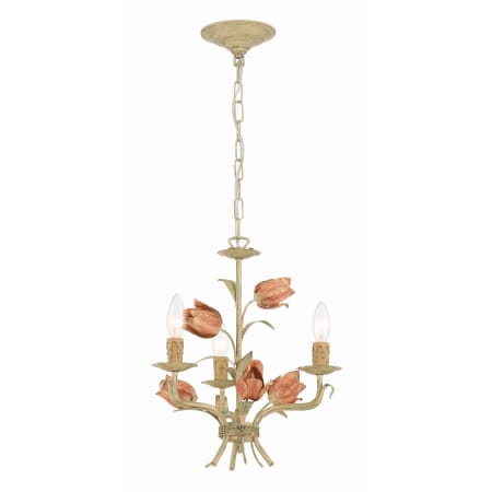 A large image of the Crystorama Lighting Group 4803 Sage Rose