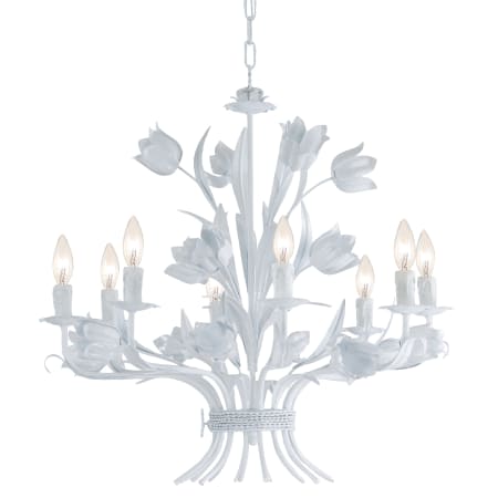 A large image of the Crystorama Lighting Group 4818 Wet White