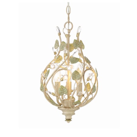 Third Life ノバート・ショルナー Crystorama Lighting Group 4845-CT Champagne Green Tea Josie