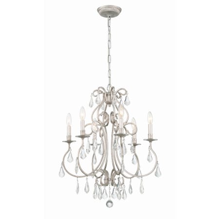 A large image of the Crystorama Lighting Group 5016-CL-S Olde Silver