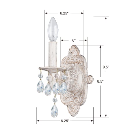 A large image of the Crystorama Lighting Group 5021-CL-MWP Alternate Image