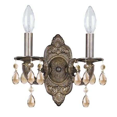 A large image of the Crystorama Lighting Group 5022-GT-MWP Venetian Bronze
