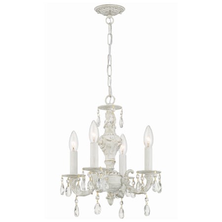 A large image of the Crystorama Lighting Group 5024-CL-S Antique White