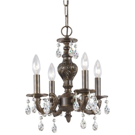 A large image of the Crystorama Lighting Group 5024-CL-MWP Venetian Bronze
