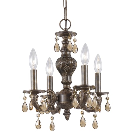 A large image of the Crystorama Lighting Group 5024-GT-S Venetian Bronze