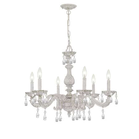 A large image of the Crystorama Lighting Group 5036-CL-MWP Antique White