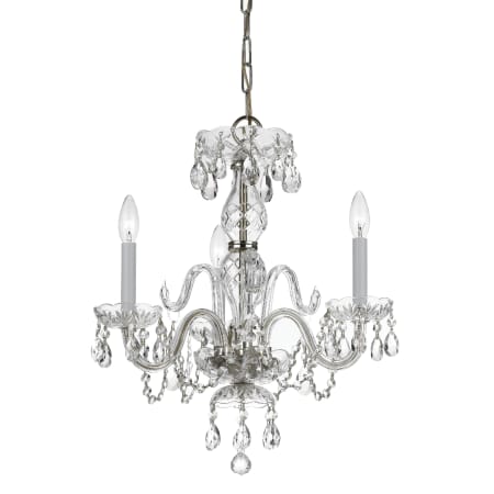 A large image of the Crystorama Lighting Group 5044-CL-MWP Polished Chrome