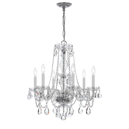 A large image of the Crystorama Lighting Group 5086-CL-S Polished Chrome