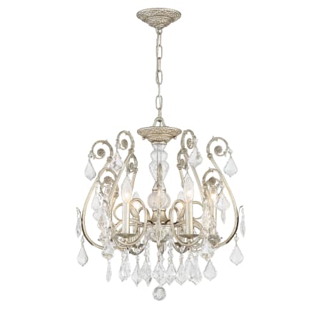 A large image of the Crystorama Lighting Group 5115-CL-S Olde Silver