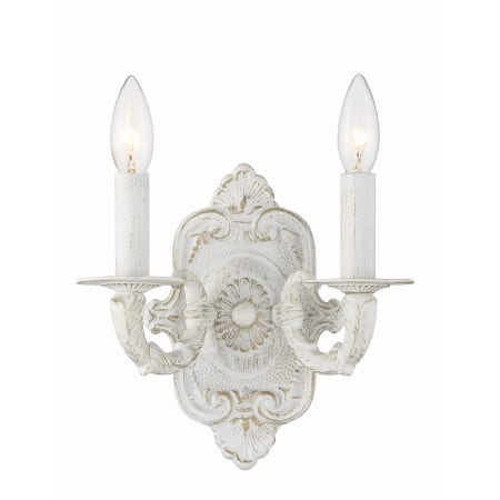 A large image of the Crystorama Lighting Group 5122 Antique White