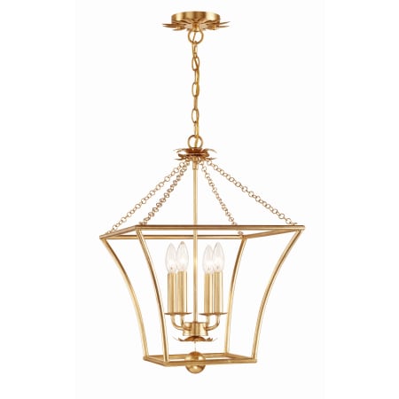 A large image of the Crystorama Lighting Group 516 Antique Gold