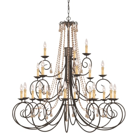 A large image of the Crystorama Lighting Group 5219-GTS Dark Rust