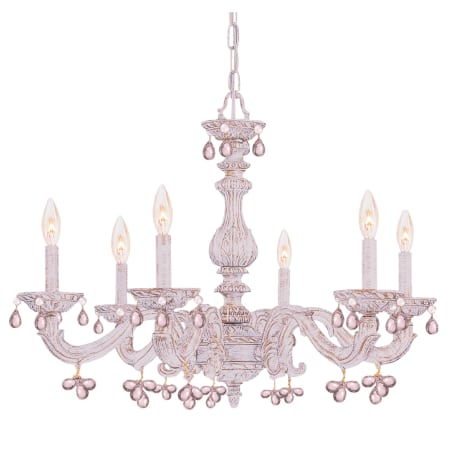 A large image of the Crystorama Lighting Group 5226-ROSA Antique White