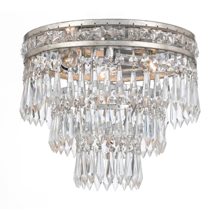 A large image of the Crystorama Lighting Group 5260-CL-MWP Olde Silver