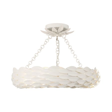 A large image of the Crystorama Lighting Group 535_CEILING Matte White