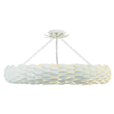 A large image of the Crystorama Lighting Group 538_CEILING Matte White