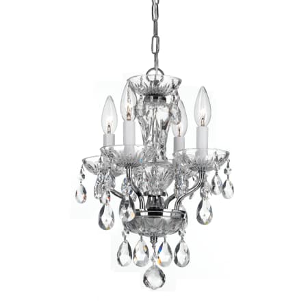 A large image of the Crystorama Lighting Group 5534-CL-I Polished Chrome