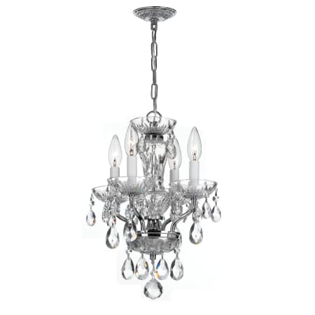 A large image of the Crystorama Lighting Group 5534-CL-MWP Polished Chrome