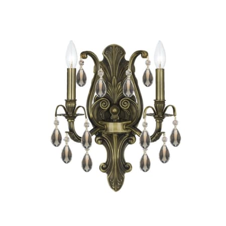 A large image of the Crystorama Lighting Group 5563-GT-MWP Antique Brass