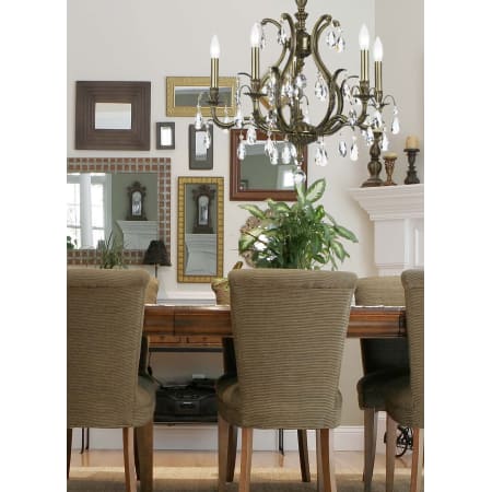A large image of the Crystorama Lighting Group 5565-CL-MWP Crystorama Lighting Group 5565-CL-MWP