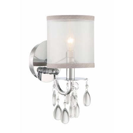 A large image of the Crystorama Lighting Group 5621 Polished Chrome