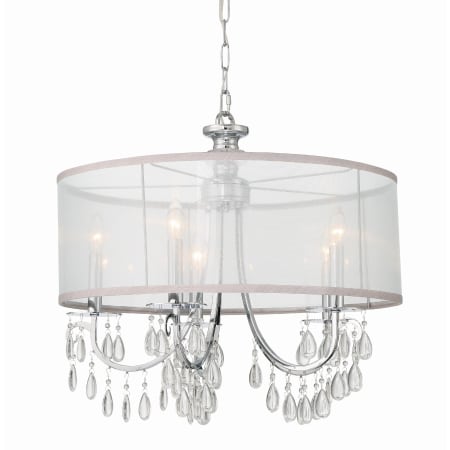 A large image of the Crystorama Lighting Group 5625 Polished Chrome