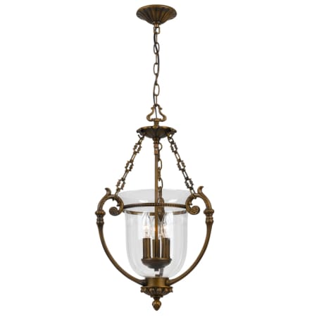 A large image of the Crystorama Lighting Group 5663 Antique Brass