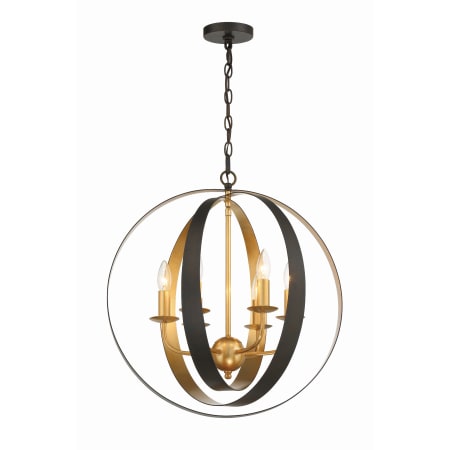 A large image of the Crystorama Lighting Group 585 English Bronze / Antique Gold