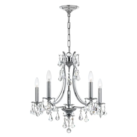 A large image of the Crystorama Lighting Group 5935-CL-S Polished Chrome